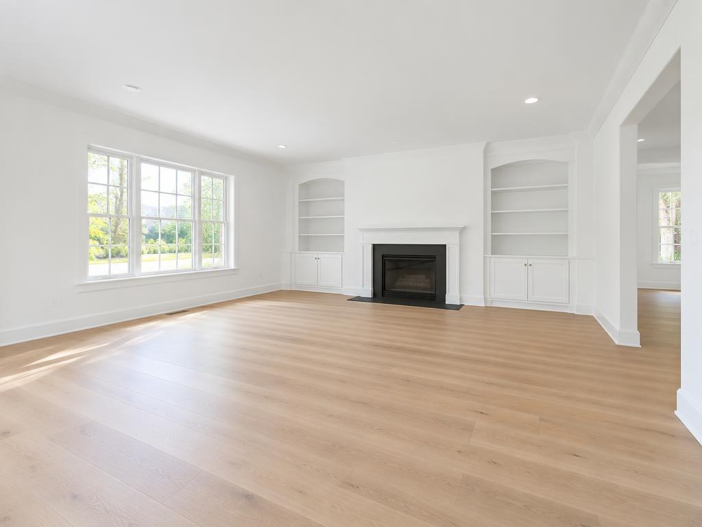 Living room: new flooring and paint — after
