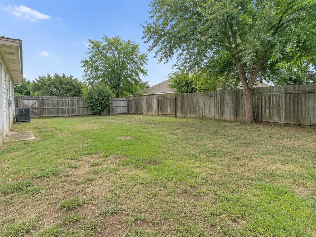 Backyard: new patio and landscaping — before